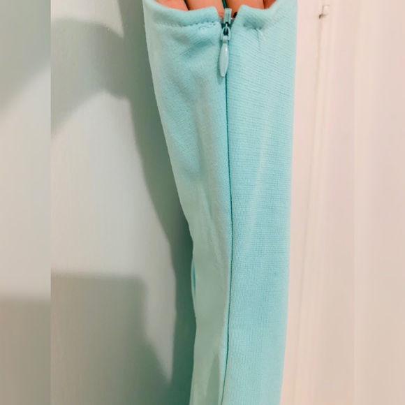 Blue Fitted Dress - Picture 6 of 6